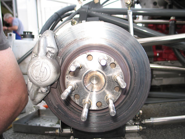 Girling D12R (or D14R, depending on bore size) aluminum calipers, used with solid rotors.