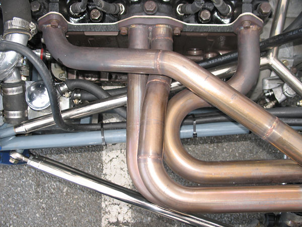 Four into one stainless steel header.