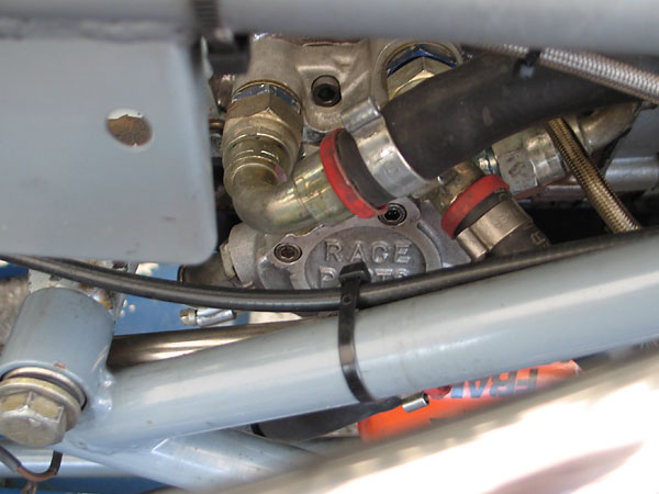 Race Parts oil pump cover.