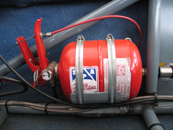 S.P.A. Fire Fighter centralized fire suppression system.