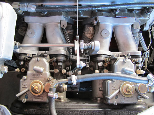 Dual Weber 45DCOE152 carburetors.