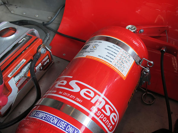 SPA Design FireSense fire suppression system.