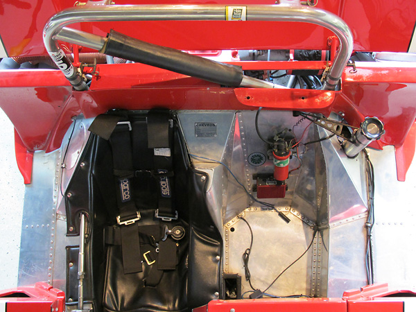 Most Chevron B21 racecars were set up with multiple fuel cells for long distance endurance races.