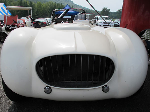 When first photographed in 1952: headlights were recessed into this radiator opening.