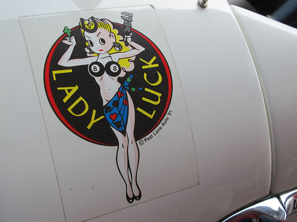 Lady luck nose art.