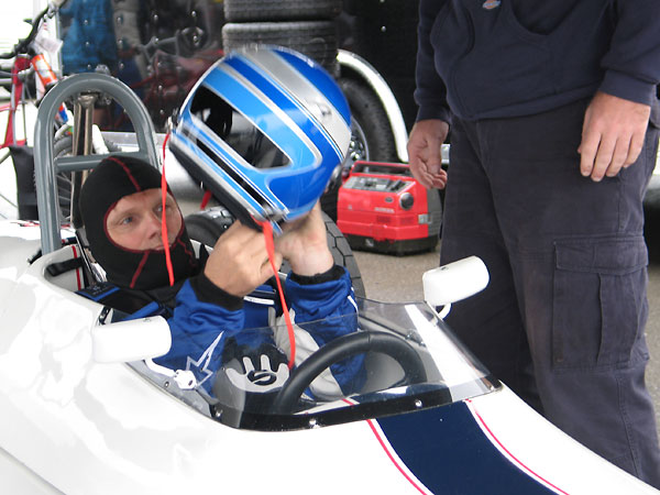 Brad Baker finished third in class and sixth overall in the Group 2 feature race of the 2009 U.S. Vintage Grand Prix at Watkins Glen.