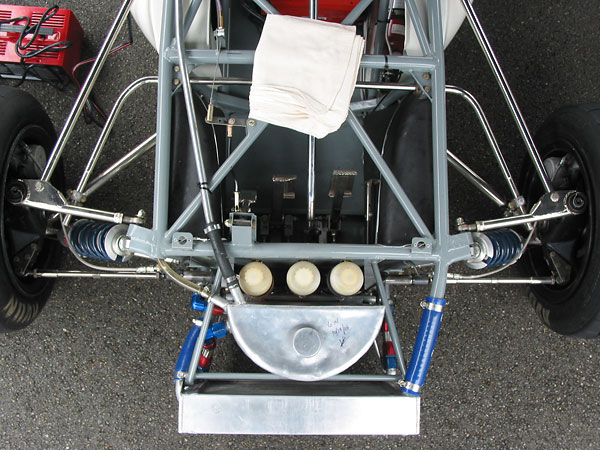Overview of the Brabham front suspension.