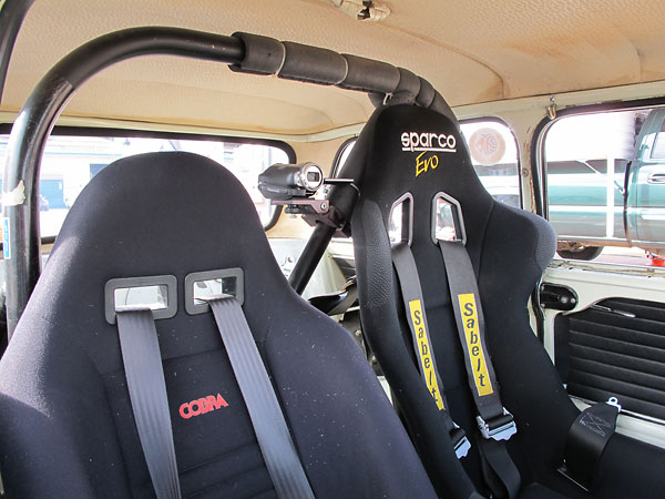 45 years on, Bruce McCalister's Cooper S MkII racecar still wears its original headliner & door cards!