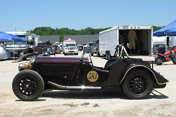 Carlton Shriver's Morgan 4/4 Race Car, Number 583