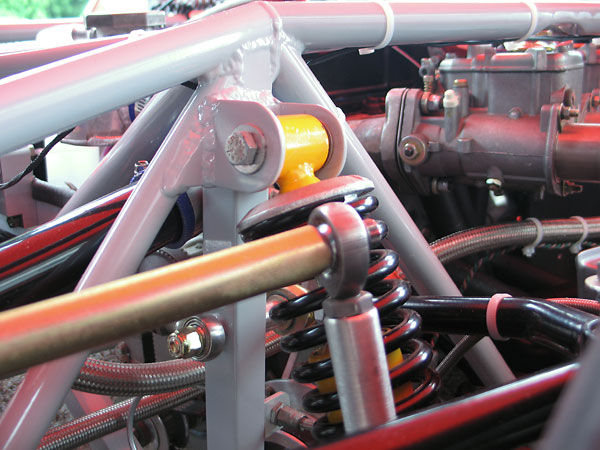 Front and rear anti-sway bars were custom designed and made by CC Motorsports.