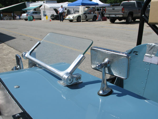 Brooklands style windscreen.