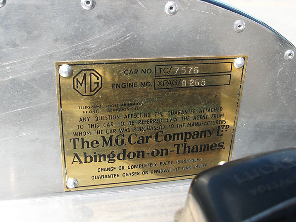 The M.G. Car Company Ltd., Abingdon-on-Thames