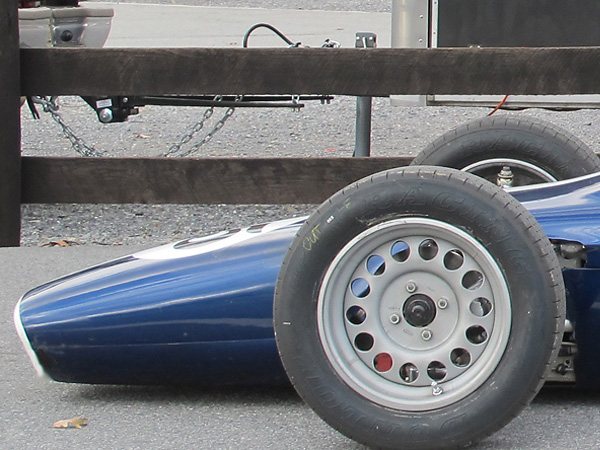 Steel disc wheels, as traditionally required by Formula Ford class rules.