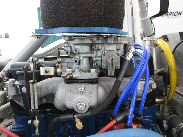 Weber 32/36 DGV carburetor. Ramair model FF65 air filter.