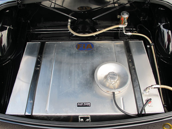Alloy Racing Fabrications aluminum fuel cell.
