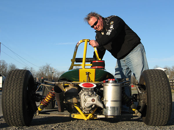 Dick Leehr has enjoyed racing his Lotus 51c for ten years. He also owns and races a lovely Lotus 41.