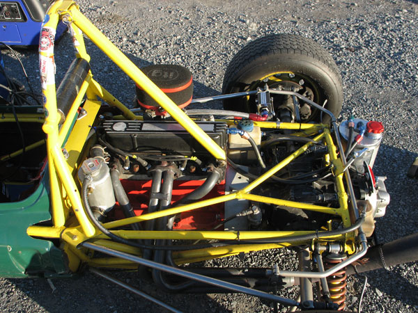 The Y-brace over the engine bay is removeable.