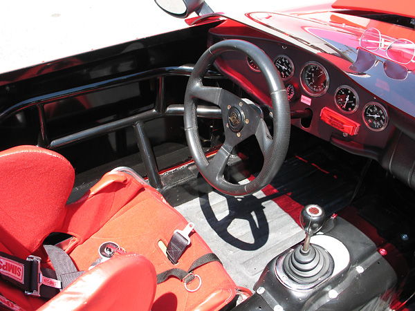 Side intrusion bars that extend into the door cavity were added for SCCA racing in the 1980s.