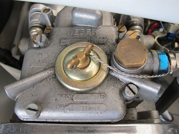 Weber Type 48DCO 2S/P carburetor, number 110 5.