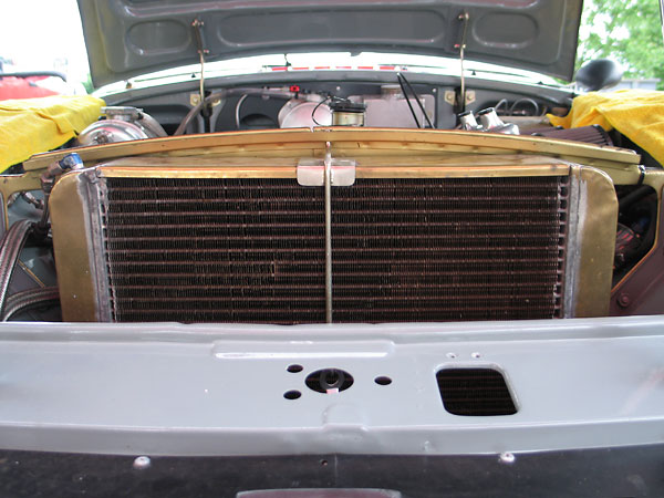 Large brass radiators were a Huffaker trademark.
