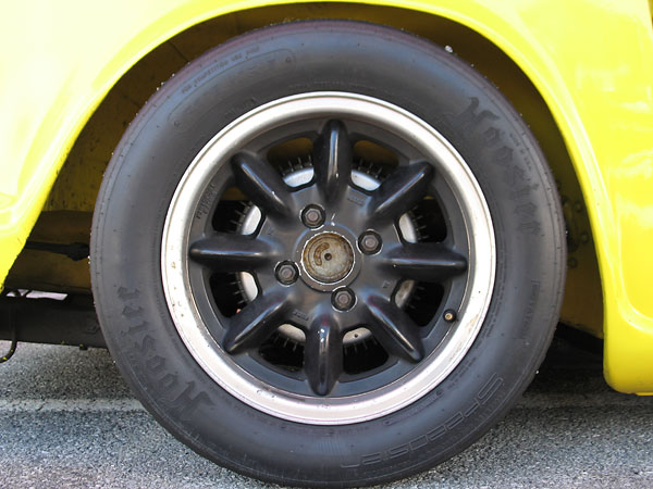 Hoosier Speedster 205/60 radial tires.