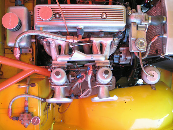 Dual S.U. HS6 carburetors.