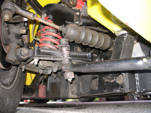 1-1/8 inch front anti-sway bar.
