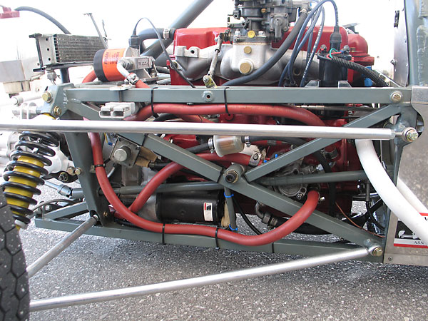 Full size starter motor.