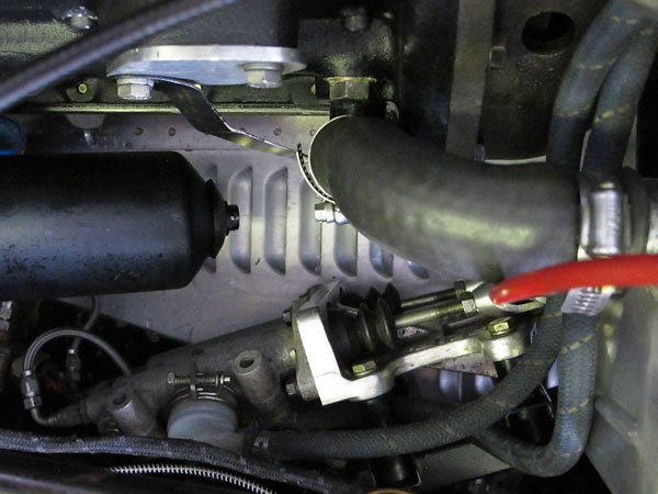 Dual Tilton brake master cylinders, with adjustable bias bar.