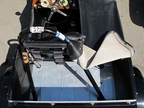 The rollhoop and its braces are required for safe racing.