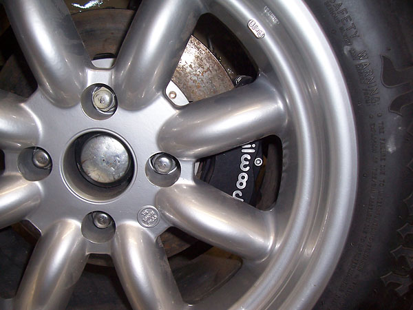 Compomotive wheels 15x8 (3.5 inch offset). Hoosier Speedster 225/50 radials.