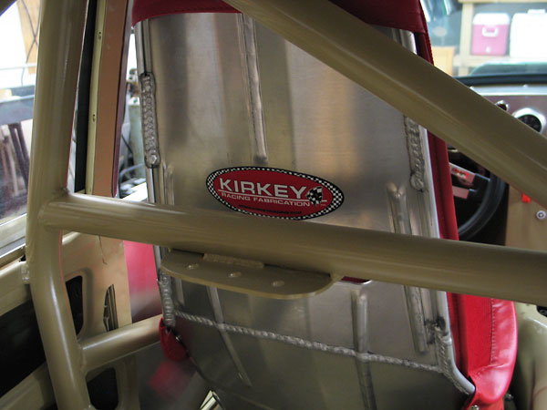 Kirkey Racing Fabrication (36 Series - Intermediate 20 Degree Layback) aluminum racing seat.