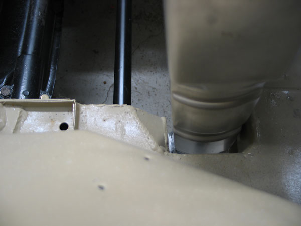 Subframe extensions have been modified to support the larger (and more cost effective) radiator.