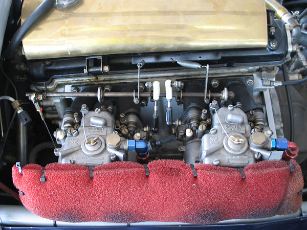 Dual Weber 45DCOE carburetors.