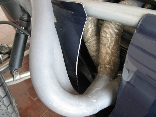 Header wrap helps to keep heat inside the exhaust headers.