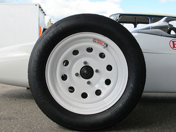 Diamond Racing Wheels Inc 13x55 steel disc wheels in white powdercoat 