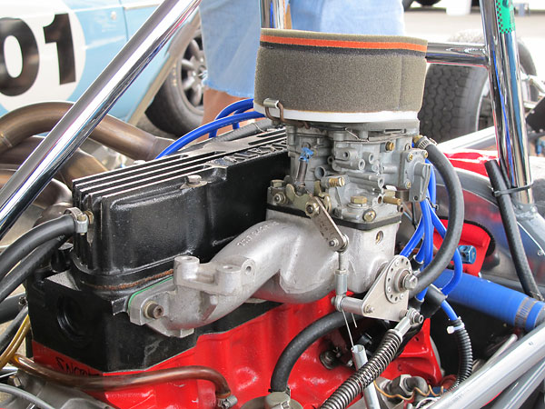 Weber 32/36 DGAV carburetor. Pipercross foam air cleaner.