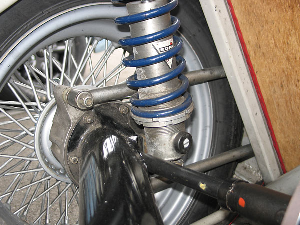 rear hubs are one of the Lotus Eleven's weakest links