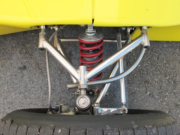 March originally fitted Armstrong single-adjustable shock absorbers.