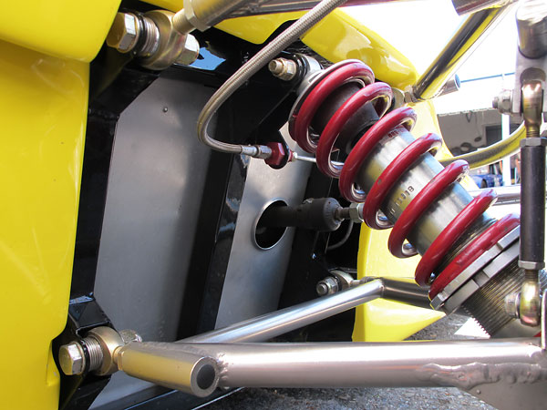 These are steel-bodied shock absorbers.