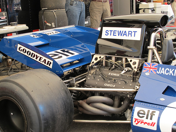 Jackie Stewart drove Tyrrell 005 in 1972 and 1973.