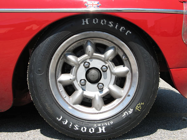 Minilite SportStyle aluminum wheels.