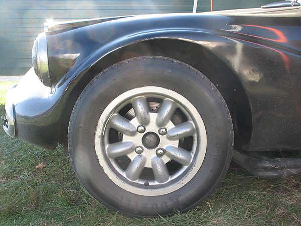Genuine MiniLite magnesium racing wheels.