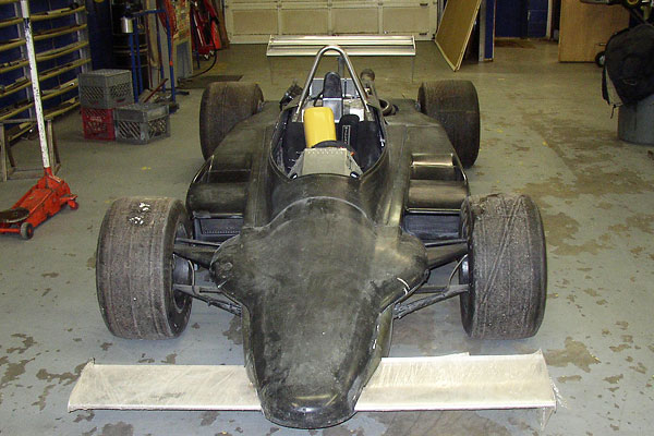 Body fabrication completed, the car was delivered it to Averill Racing for mechanical work.