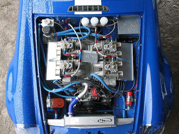 Late Rover block (with 4 bolt main bearings, etc.) professionally built to full racing specification.