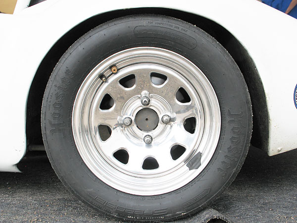 Hoosier Speedster P205/60R15 D.O.T. approved radial racing tires.