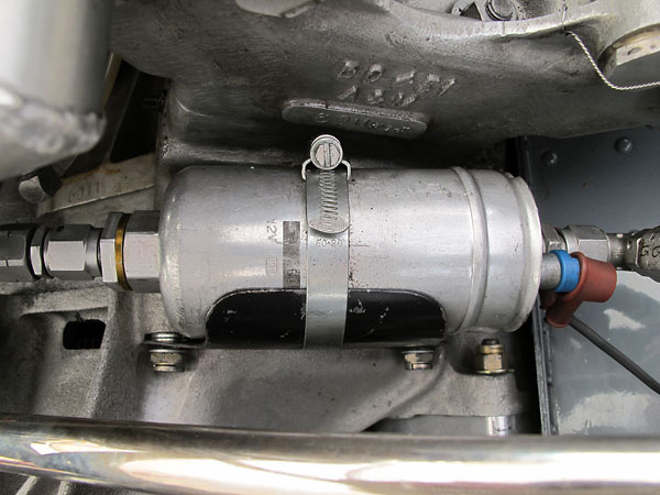 This is a relatively modern Bosch high-pressure electric fuel pump.
