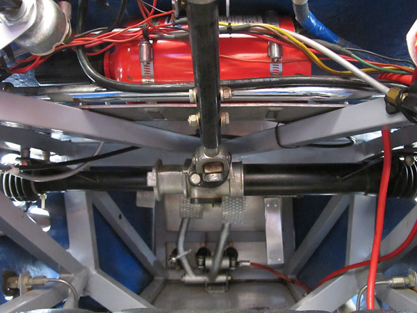 Re-worked Ford Escort Mk1 steering rack.