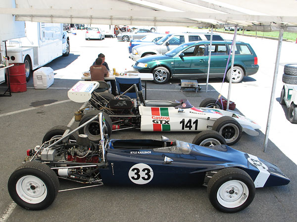 Kyle Kaulback's Lotus 69 Formula Two racecar.
