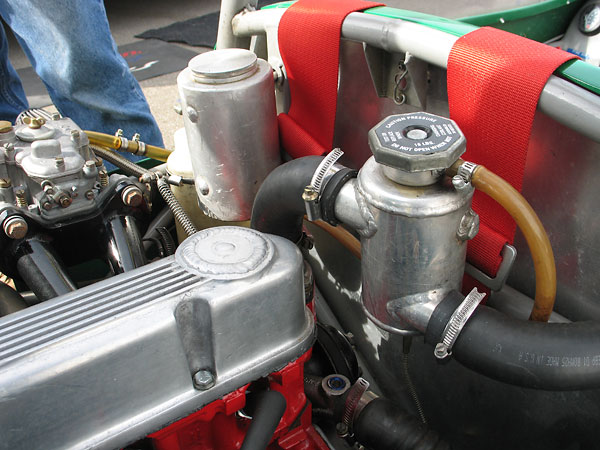 Coolant header tank.